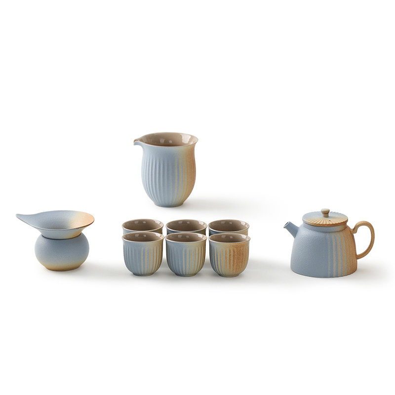 功夫茶具套装家用轻奢高档办公室会客泡茶具一壶六杯高端茶具礼盒