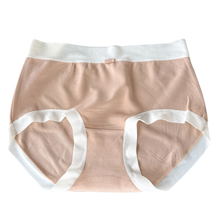 秋冬美式磨毛发热保暖内裤女士2024新款纯棉裆中腰包臀无痕不夹臀