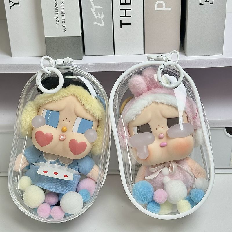 哭娃眼泪工厂搪胶挂件盲盒收纳包玩偶防尘袋痛包收纳公仔pvc包