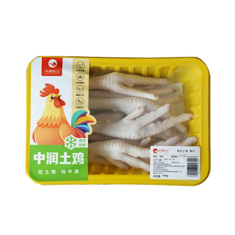 中润长江土鸡爪中润小鲜盒装