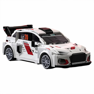 飞驰人生3电影同款赛车编程遥控积木跑车9岁男孩儿童玩具新年礼物