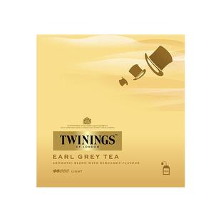 TWININGS川宁豪门伯爵100片EarlGrey红茶粉烘焙袋泡茶包临期运损