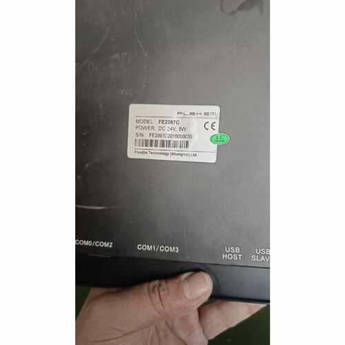 溢价-繁易FE2097C人机界面繁易触摸屏触摸正常开机屏幕下面