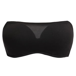 日系舒适无肩带裹胸全罩杯抹胸
