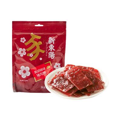 【包邮】新东阳猪肉脯黑胡椒味220g*1袋肉干肉片休闲零食独立包装