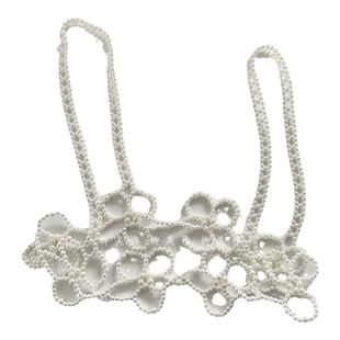 柳吴伟花朵珍珠腰带女配连衣裙收腰2025新款腰链配饰裙子高级感潮