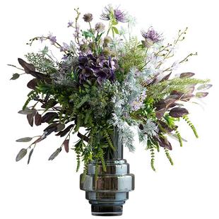 轻奢仿真假花花束客厅玄关插花酒店餐桌大堂桌面茶几装饰花艺摆件