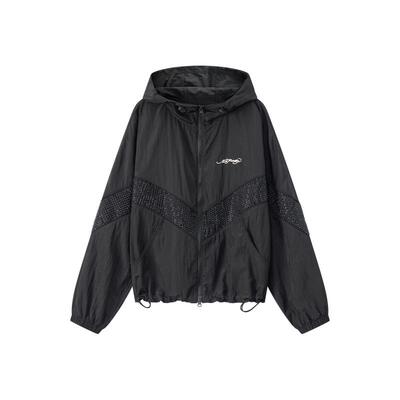 Ed Hardy埃德哈迪秋季流行新款女士宽松百搭绣花夹克衫E1RCW433