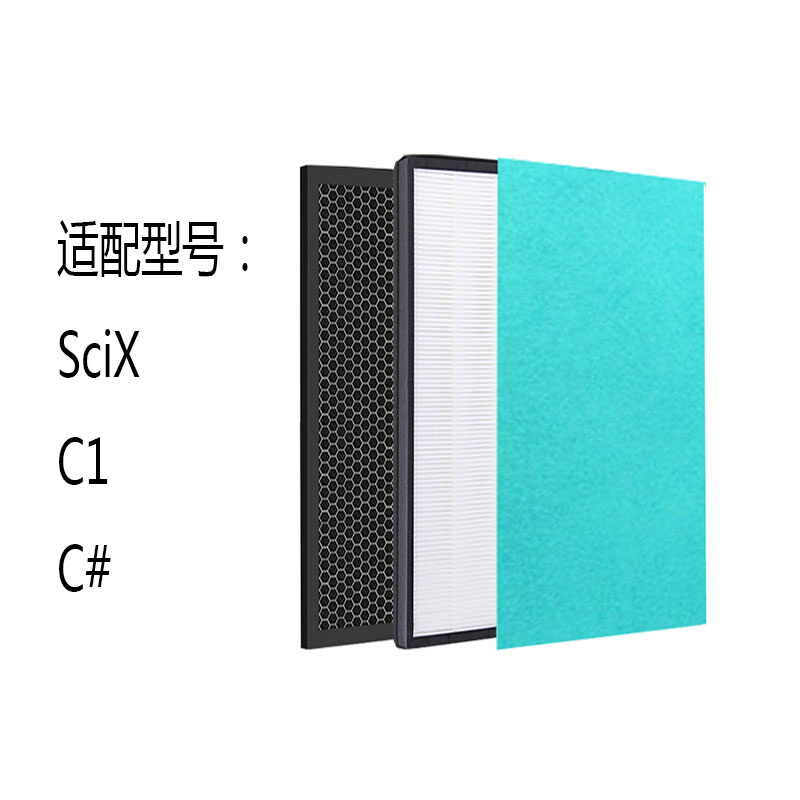 适配SciX Air Purifier C1 C#蓝色标准Pures空气净化器过滤网滤-封面