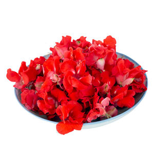 白色凤仙花花瓣新鲜灰指甲草染人指甲小桃红女儿花泡脚泡酒