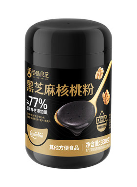 孕味食足黑芝麻核桃粉营养早餐