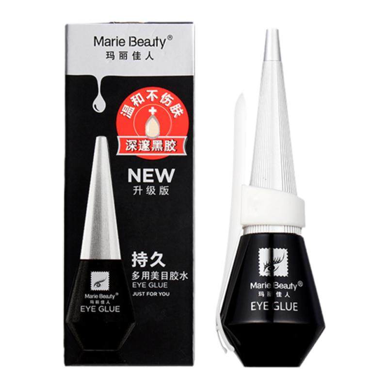 正品黑胶假睫毛胶水玛丽佳人无痕定型黑色粘性速干持久多用美目胶