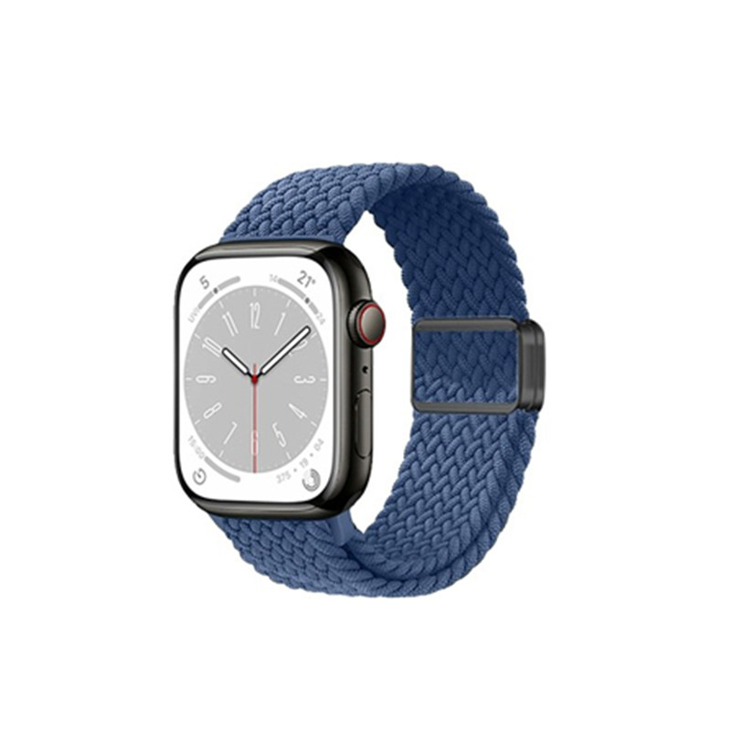 匠戴适用iwatch磁吸编织尼龙表带