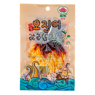 延边朝鲜族香辣鱿鱼丝13g/袋延城小菜韩国风味辣鱿鱼丝即食零食