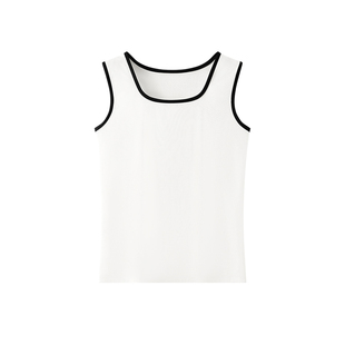 新款冰丝背心女吊带2025夏无袖方领遮副乳防走光美背宽松大码速干