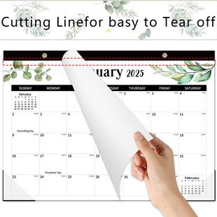 亚马逊热销25 26年英文挂历日程天365记事创意桌面台历倒计时日历