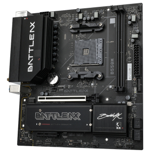 七彩虹B550M战列舰黑刃主板AMD电竞游戏DDR4支持R5 5600/5500X3D