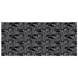 桌搭鼠标垫超大简约线条海浪游戏键盘垫子 Wave Gaming Mouse Pad