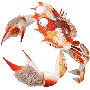 王的手创 2026新年螃蟹灯手工diy材料包灯笼春节竹编花灯古风中式