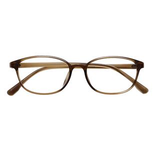 超轻冷茶色小窄框近视眼镜框女士可配度数素颜高度tr90防蓝光镜架