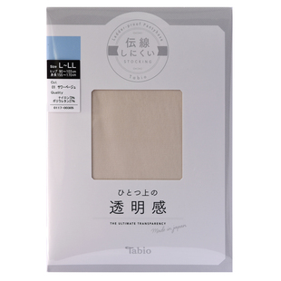 日本制Tabio丝袜女 夏季薄款防勾丝美肤压力连裤袜透明感光腿神器