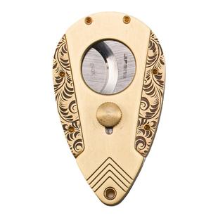 JIFENG季风便携个性复古德国进口不锈钢锋利刀片扇形雪茄剪