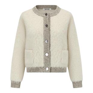 SHRO ENRODéchainéesla系列 米色小香风毛衣开衫   301469