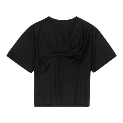 JNBY/江南布衣V领短袖T恤