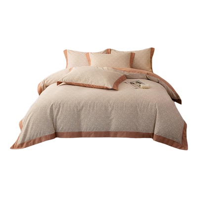 罗蓝全棉纯棉加厚磨毛四件套