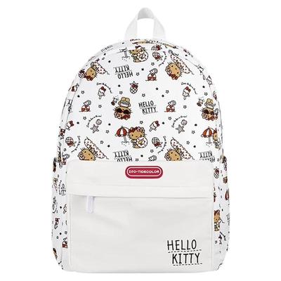 正港背包黑皮hellokitty正版联名书包女学生凯蒂猫女生初中双肩包