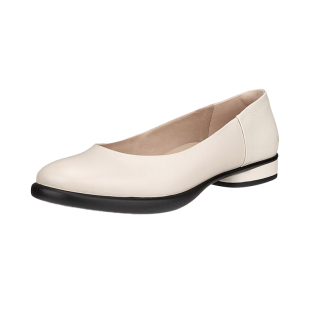 ECCO爱步女低跟单鞋套脚百搭舒适平底鞋气质小皮鞋222303