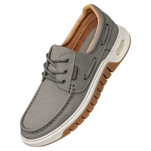 宾度男鞋官方旗舰2026春季新款百搭潮流厚底男士休闲鞋袋鼠鞋布鞋