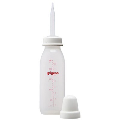 日本贝亲唇腭术后滴管奶瓶口盖裂