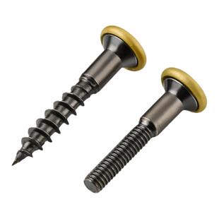 高端装饰盖拉手螺丝自攻螺丝带帽防锈盖抽屉螺丝背板螺丝带装饰头