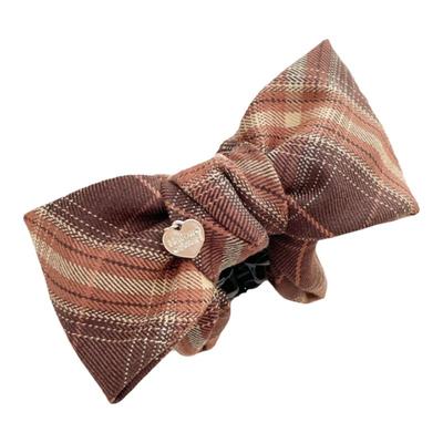 桃子柚抓夹美式复古美拉德发夹