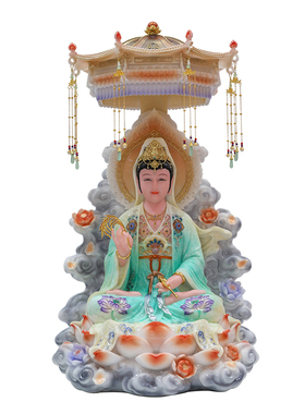 全堂佛像娑婆三圣佛像释迦佛观世音地藏王弥勒佛菩萨家用供奉摆件