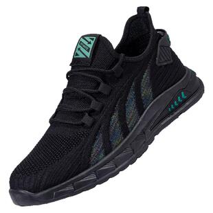 大码45464748男鞋透气布面男士运动跑步飞织潮鞋休闲百搭布鞋