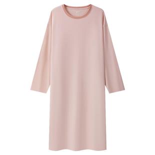 三枪春秋暖煦棉睡裙女宽松长裙3A抗菌防螨保暖睡衣超柔软防静电