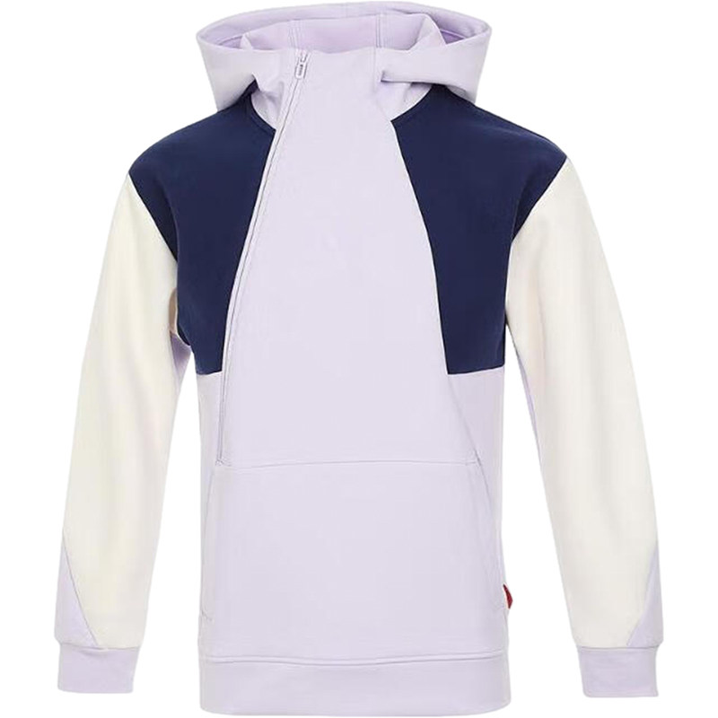 Adidas/阿迪达斯官方正品运动儿童连帽拼接针织时尚卫衣JN4370