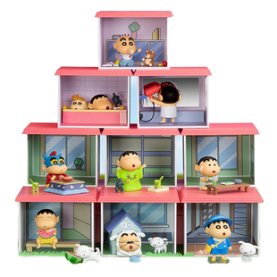 52TOYS正版蜡笔小新春日部之家系列盲盒潮玩手办公仔玩具礼物摆件