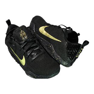 STY定制 KOBE zk11 科比11代 低帮nike实战篮球鞋 黑金黑曼巴纪念