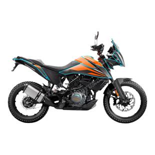 适用KTM390ADV隐形车衣大灯罩护手TPU防水贴纸摩托保护膜改装配件