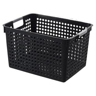 桌面文件收纳篮A4文件塑料筐办公室收纳筐置物整理篮杂志收纳盒架