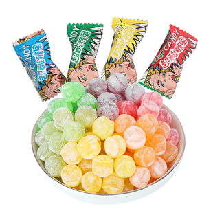 棵力果网红爆酸糖变态酸巨酸劲爆酸糖果硬糖超酸年货零食散装批发