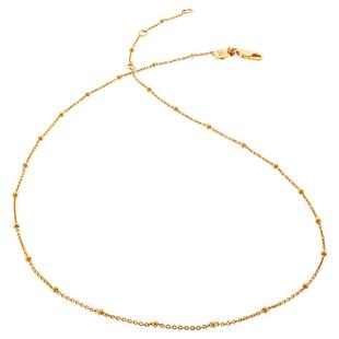 Monica Vinader莫妮卡Chains精细圆珠项链叠戴颈链女锁骨链巴恩风