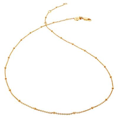 MonicaVinader精细圆珠叠戴项链