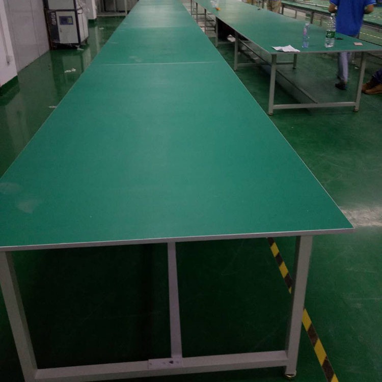 防静电工作台操作台双层带灯台桌子生产线维修流水线电子车间装配