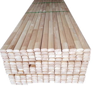 实木楼梯扶手木楼梯护栏栏杆围栏阳台栏杆楼道室内扶手杆橡胶木