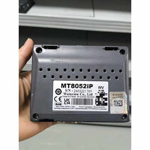 询价威纶通触摸屏MT8052iP，4.3寸工业级，24VDC供电