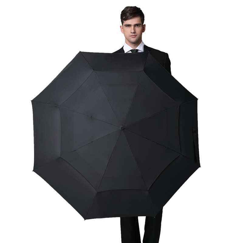 梵爵 折叠雨伞超大全自动三折伞防风十骨加固遮阳伞男女三人创意